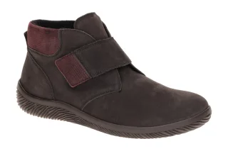 Waldl?ufer 609801 K-ROYA Damen Stiefeletten darkbrown/bordo rutschfest & bequem