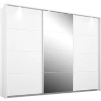 rauch Schwebetürenschrank Kleiderschrank Schrank Garderobe Schlafzimmerschrank Ankleide KEPAN (optional mit Beleuchtung, Breiten: 211-368 cm, Höhen 213/233 cm) inkl. Schubladeneinsatz und Passepartout MADE IN GERMANY