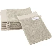 TOM TAILOR HOME Waschhandschuh Waschhandschuh COLOR BATH, Frottier (6-St)