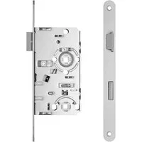 SO-TECH® Einsteckschloss Türschloss wahlweise Buntbart, WC oder Profilzylinder, Rechts, WC, Dornmaß 55, St. 20r, 2150050