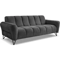 Beautysofa Sofa mit Metallbeine in Schwarz VOLARE, 3-Sitzer, viele Farbvarianten, ohne Schlaffunktion