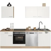 OPTIFIT Küchenzeile Leer Breite 240 cm, mit Hanseatic E-Geräten, inkl. Geschirrspüler