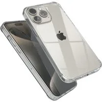 EAZY CASE Handyhülle Crystal Case für iPhone 15 / Plus / Pro / Pro Max 6,7 Zoll, Schutzhülle Kameraschutz Silikonhülle Transparent Handyhülle Slimcover