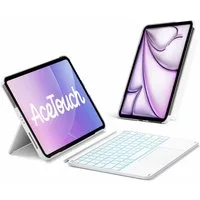 Inateck für iPad 11 Gen A16, 11 Zoll iPad Air M4 M3, iPad 10, iPad Pro 4/3/2/1 iPad-Tastatur (Ultraleichte, Abnehmbare Tastatur mit Touchpad, Tragbar)