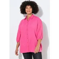 Angel of Style Longbluse Bluse oversized Musselin Rücken Frauen-Motiv