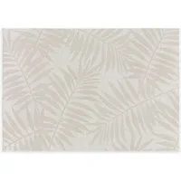DomDeco Outdoorteppich In- & Outdoor Teppich JORIS, Serie "Palmo", Cream, 120 x 170 cm, Rechteckig, Wetterfest & UV-beständig, schimmelresistent