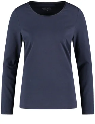 GERRY WEBER Collection - Langarmshirt blau - Gr. - 46
