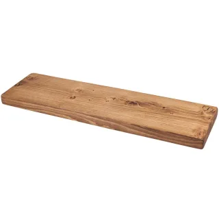 Moon Tree Wandregal, Dunkelbraun, Holz, 60x3.8x22 cm, Wohnzimmer, Regale, Wandregale