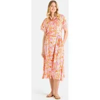 Lieblingsstück Midikleid ElnaL mit Taillengürtel, kragenlos
