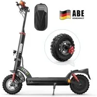 iSinwheel E-Scooter Offroad mit Straßenzulassung (ABE) 11-Zoll-Reifen,80km Reichweite, (2 tlg), Duales Bremssystem, Belastung bis 150kg,500W