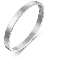 Staufergold Armreif „Pure“ – Minimalistischer Edelstahl-Bangle, handmade with Love!