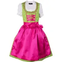 Ramona Lippert Dirndl Franziska hellgrün Kinderdirndl mit Bluse