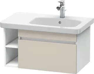 Duravit DuraStyle Waschtischunterbau wandhängend Taupe & Weiß Matt 730x448x398 mm - DS639309118 DS639309118