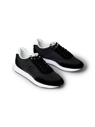 Calvin Klein Jeans Sneaker "RETRO RUNNER ESS MIX MAT" Schnürschuh, Runner-Sneaker, Freizeitschuh mit seitlichem CK-Logo