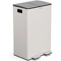Klarstein Mülleimer EcoVista, Mülltonnenbox Fach Treteimer Trash Bin Garbage Müll