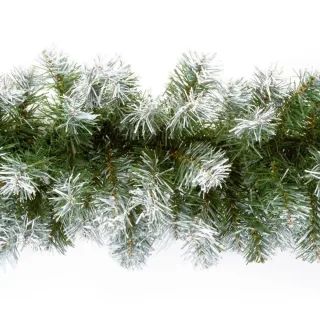 Premier - Schneebestückt - Artificial Garland - Kunststoff (Grün)