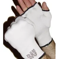 BAY-Sports Boxbandagen Schlupfbandagen Handbandagen Boxen Kickboxen weiß