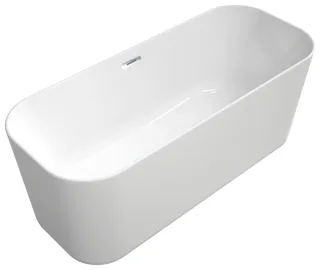 Villeroy & Boch Badewanne Finion Design-Ring verchromt White Alpin, 177FIN7A100V201 177FIN7A100V201