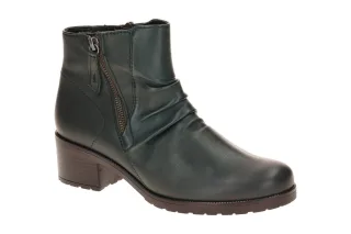 Gabor 72.811 Damen Stiefeletten in Gr?n bosco - Echtleder, Gummisohle, Blocka...