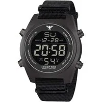 KHS Digitaluhr INCBSD.NB, Herrenuhr Inceptor Steel Digital