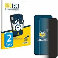 BROTECT Displayschutzfolie Sichtschutzfolie für Google Pixel 10 Pro XL, 2 Stück, Anti-Spy Privacy Sichtschutz Blickschutzfolie Blaulicht-Schutz