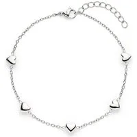 s.Oliver Armband S.Oliver Damen-Armband Edelstahl Herz
