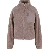 URBAN CLASSICS Winterjacke Urban Classics Damen Ladies Sherpa Mix Jacket (1-St)