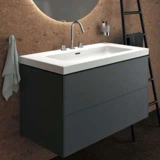 Ideal Standard Extra Waschtisch T436801 3 Hahnlöcher, mit Überlauf, 1010 x 510 x 150 mm, weiß