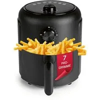 GOURMETmaxx Heißluftfritteuse 2,3 l, Airfryer mit Timerfunktion (60 Minuten Timer), 100 W, Nahezu ohne Öl, Vorheizen & Warmhalten, 1000 W &, 8 in 1 Funktionen