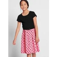 bonprix Jerseykleid mit Baumwolle, Regular fit, mit kurzem Ärmel