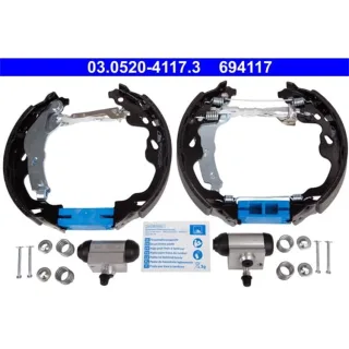 ATE Bremsbackensatz hinten Citroen C1 Peugeot 107 Toyota Aygo