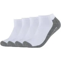 Camano Sneakersocken (4 Paar) mit Rippenbündchen