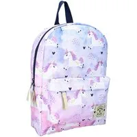 Vadobag Kinderrucksack Milky Kiss Rucksack Schultasche Ombré mit Sternen & Einhörnern Bag