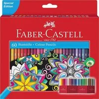 Faber-Castell Buntstift FABER-CASTELL Hexagonal-Buntstifte CASTLE, 60er Kartonetui