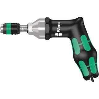 Wera Serie 7400 Kraftform Pistolengriff, Drehmomentschraubendreher + Rapidaptor Schnellwechselfutter - 05074712001