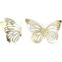 Festivalartikel Tortenstecker Schmetterling Topper Set 2 Stk Geburstag Torten Deko Kuchen Junge