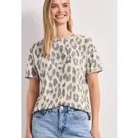 STREET ONE T-Shirt mit Rundhalsausschnitt