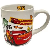 Disney Cars Tasse Disney Cars Stickers Porzellanbecher 235 ml, 1-tlg.