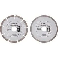 Diamanttrennscheiben-Set für Fliesen und Baumaterial, Ø 125mm 2-teilig