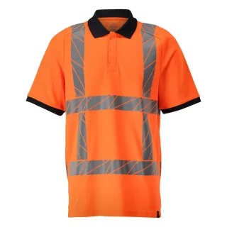 MASCOT Herren Polo-Shirt ACCELERATE SAFE Hi-vis Orange 5XL - 24083-771-14-5XL