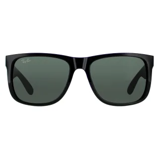 Ray-Ban Sonnenbrille Justin 4165 601/71 Glänzend Schwarz Grün