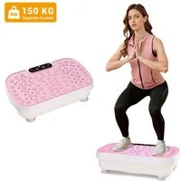 UMAY Vibrationsplatte für Heimfitnessgeräte, 150 kg Tragkraft, Länge 46 cm, einstellbare Geschwindigkeit, leiser Betrieb