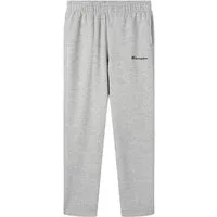 Champion Trainingshose Icons Herren Fleece-Hose mit geradem Saum Hellgrau