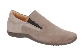 Think Herrenschuhe Modell STONE 3-000474-2010 - Grau Stone Echtleder Slipper ...