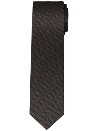 OLYMP - Krawatte Slim 6.5cm braun