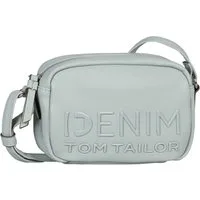 TOM TAILOR Denim Handtasche Aveline, Damen Umhängetasche, Schultertasche mit glänzendem 3D-Logo