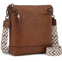 TAN.TOMI Umhängetasche Damen Mittel Crossbody Bag Leicht Schultertasche Tasche Bag, Mit Verstellbar Abnehmbar Breiter Gurt Pendeln Reise Campus