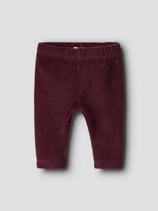 NAME IT - NBFROXY VEL LEGGING burgundy - Gr. - 56