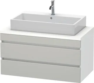 Duravit DuraStyle Konsolenwaschtischunterbau wandhängend Betongrau & Weiß Matt 1000x548x512 mm - DS5 DS531900718
