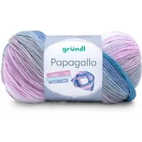 Gründl Wolle Papagallo Farbverlaufswolle mi Anleitung Häkelwolle, 360,00 m (Wolle zum stricken oder häkeln, Farbverlaufsgarn, Strickwolle, Strickgarn, Handstrickgarn), 100% Polyacryl, ohne Schurwolle, auch für Wolle-Allergiker geeignet